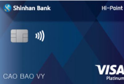 Thẻ tín dụng quốc tế Shinhan Bank Hi-Point Bạch Kim - Ưu đãi trọn vẹn